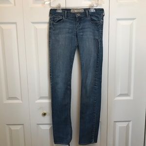 Hollister Straight Leg Dark Wash Jeans sz 1 Reg